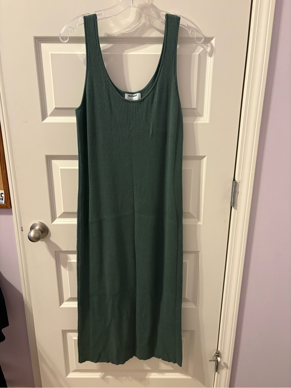 Old Navy Ribbed Tank Maxi Dress - Green